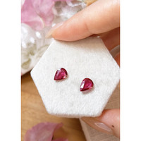 2.26 Ct.Tw.Total Carat Weight Ruby Pair from Mozambique Life Style