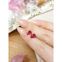 2.26 Ct.Tw.Total Carat Weight Ruby Pair from Mozambique Life Style