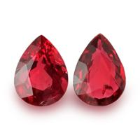 2.13 Ct.Tw.Total Carat Weight Ruby Pair from Mozambique Video