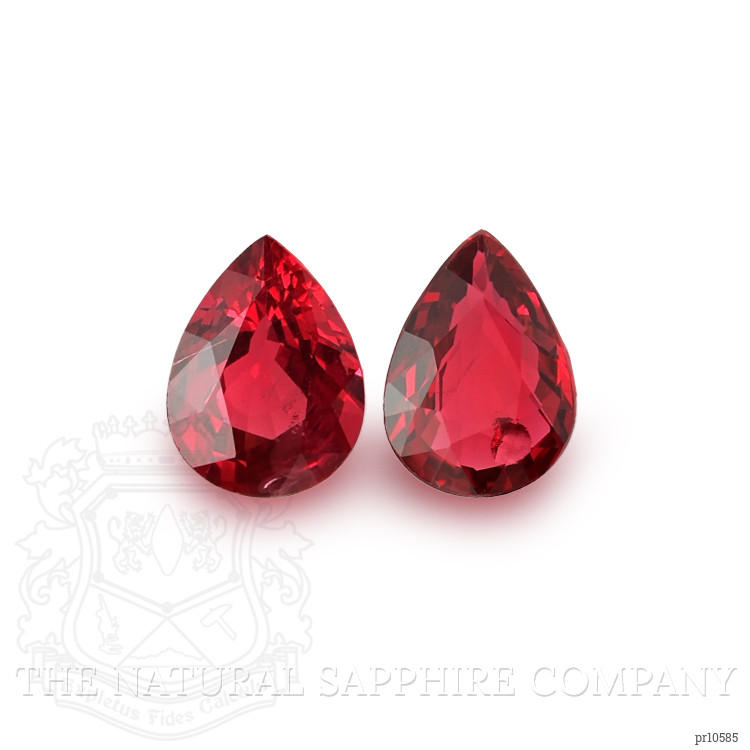2.13 Ct.Tw. Ruby Pair from Mozambique