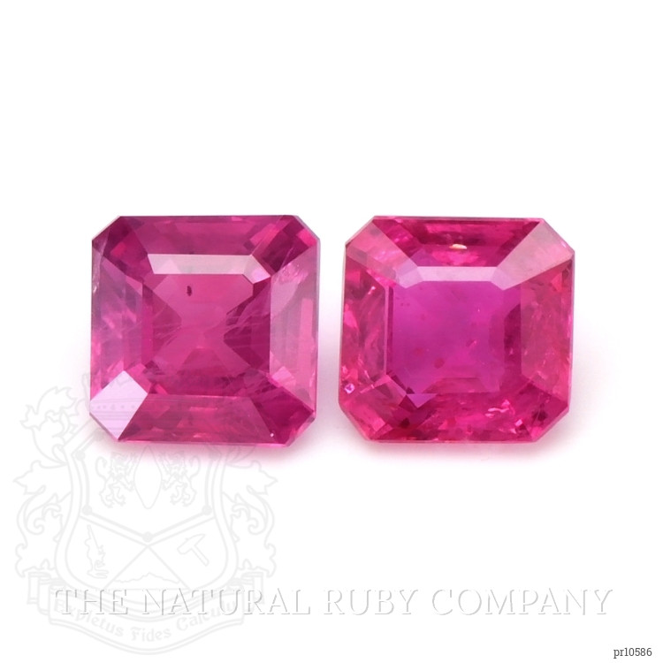 2.22 Ct.Tw. Ruby Pair from Mozambique