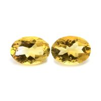 10.22 Ct.Tw.Total Carat Weight Citrine Pair from Brazil Video