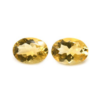 10.01 Ct.Tw.Total Carat Weight Citrine Pair from Brazil Video