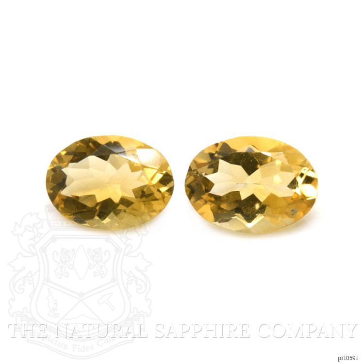 10.01 Ct.Tw. Citrine Pair from Brazil