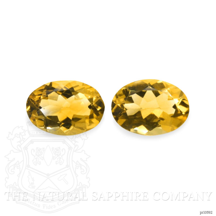 9.58 Ct.Tw. Citrine Pair from Brazil