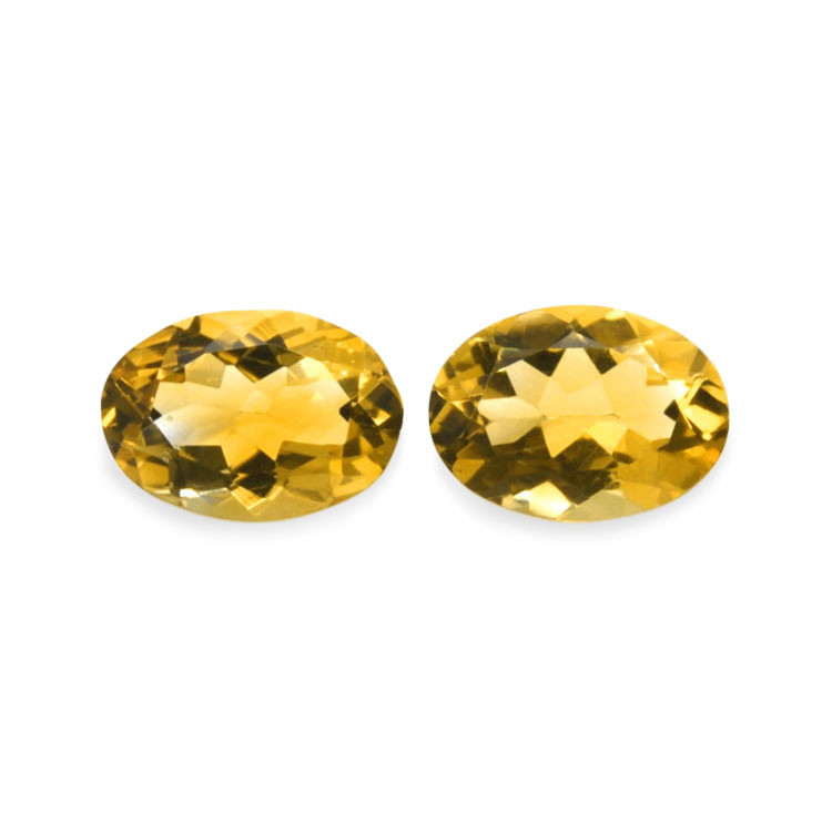 9.58 Ct.Tw. Citrine Pair from Brazil