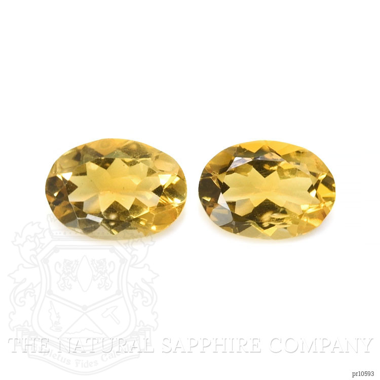 9.32 Ct.Tw. Citrine Pair from Brazil