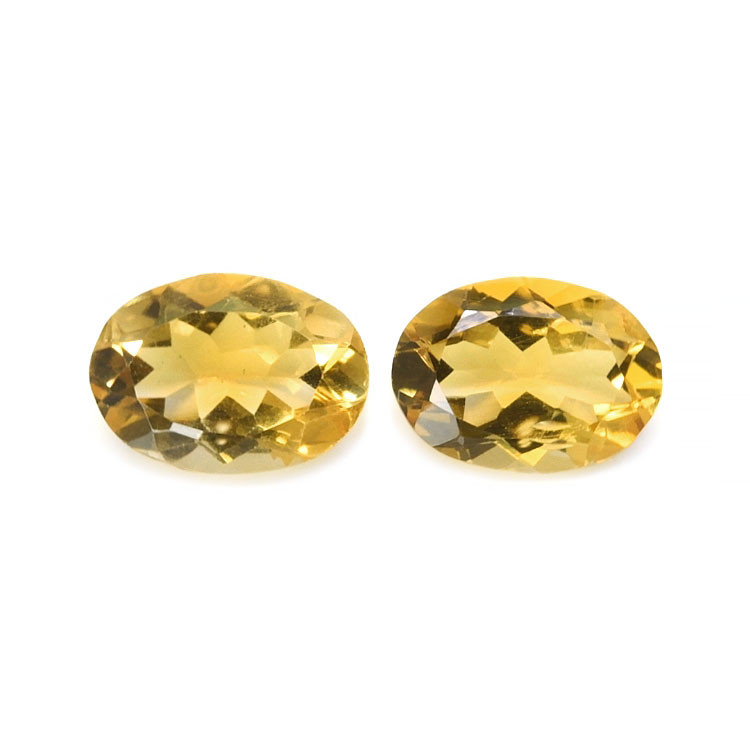 9.32 Ct.Tw. Citrine Pair from Brazil