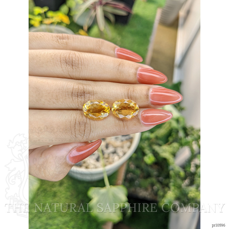 10.17 Ct.Tw. Citrine Pair from Brazil