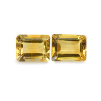 4.62 Ct.Tw.Total Carat Weight Citrine Pair from Brazil Image