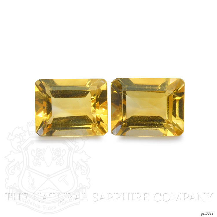 4.39 Ct.Tw. Citrine Pair from Brazil