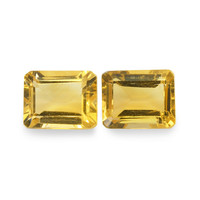 4.56 Ct.Tw.Total Carat Weight Citrine Pair from Brazil Image