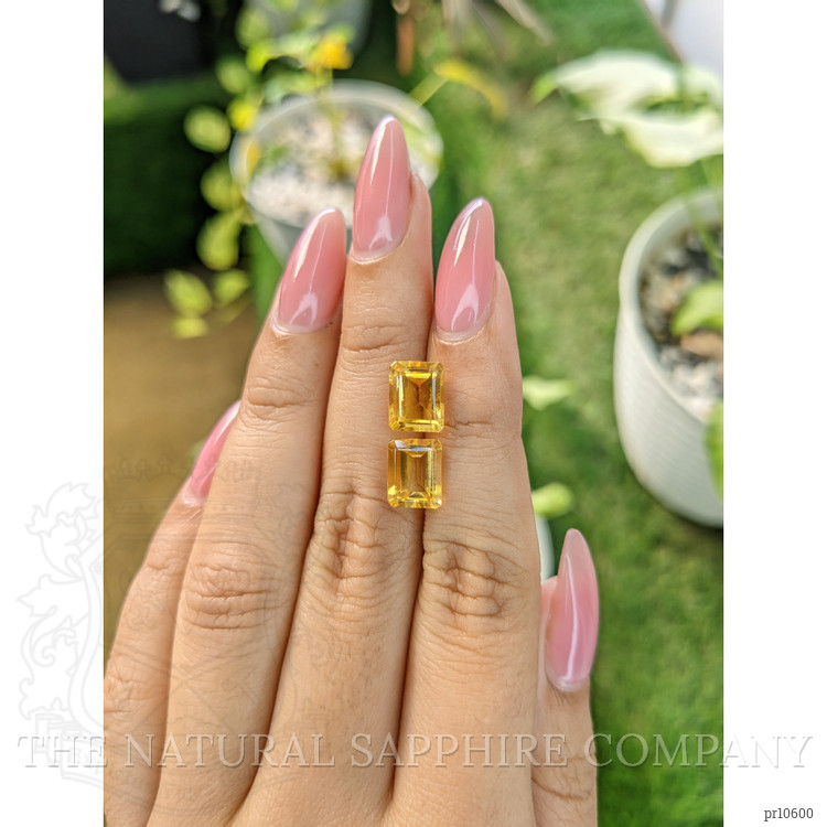 4.96 Ct.Tw. Citrine Pair from Brazil