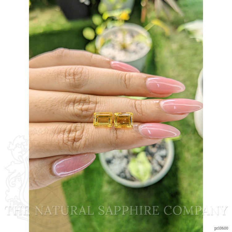 4.96 Ct.Tw. Citrine Pair from Brazil