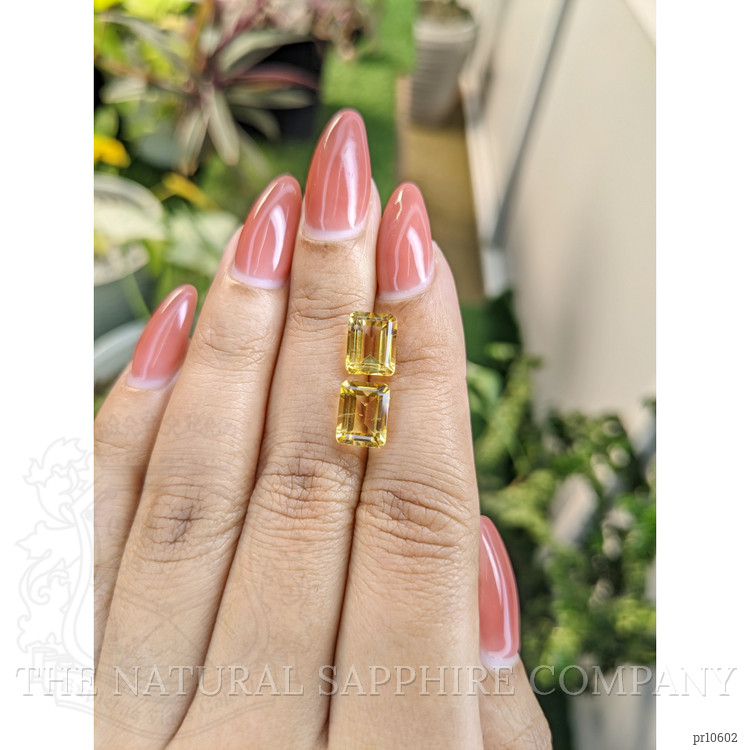 5.09 Ct.Tw. Citrine Pair from Brazil