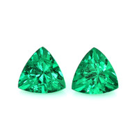 1.00 Ct.Tw.Total Carat Weight Emerald Pair from Colombia Video