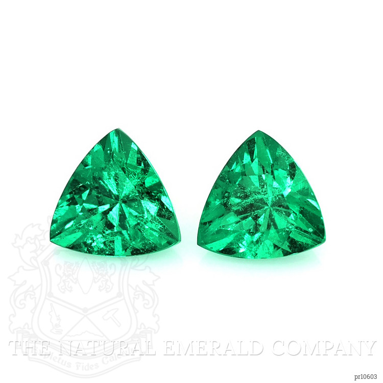 1.00 Ct.Tw. Emerald Pair from Colombia