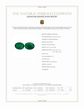 9.47 Ct.Tw.Total Carat Weight Emerald Pair from Colombia Scan Report