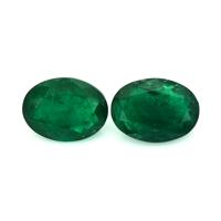 9.47 Ct.Tw.Total Carat Weight Emerald Pair from Colombia Video