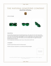 2.11 Ct.Tw.Total Carat Weight Tsavorite Garnet Pair from Tanzania Appraisal