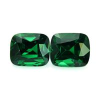 2.11 Ct.Tw.Total Carat Weight Tsavorite Garnet Pair from Tanzania Video