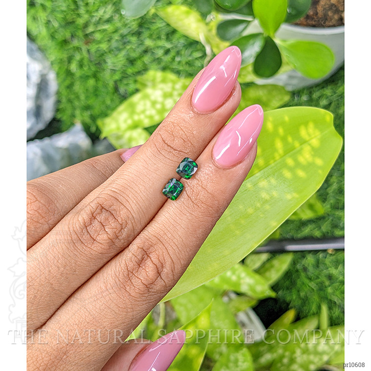 2.11 Ct.Tw. Tsavorite Garnet Pair from Tanzania