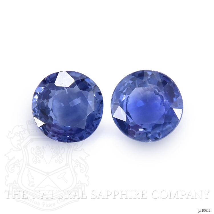 0.77 Ct.Tw. Blue Sapphire Pair from Ceylon (Sri Lanka)