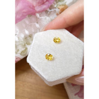 1.83&nbsp;Ct.Tw.Total Carat Weight Yellow Sapphire Pair from Ceylon (Sri Lanka) Life Style