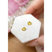 1.78&nbsp;Ct.Tw.Total Carat Weight Yellow Sapphire Pair from Ceylon (Sri Lanka) Life Style