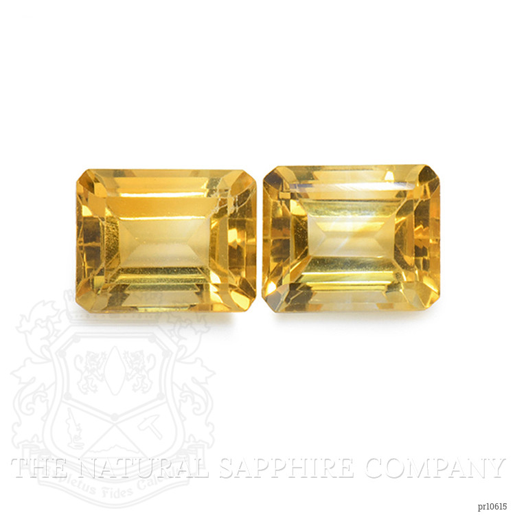 5.96 Ct.Tw. Citrine Pair from Brazil