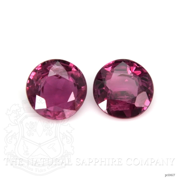 1.50 Ct.Tw. Purplish Pink Sapphire Pair from Thailand