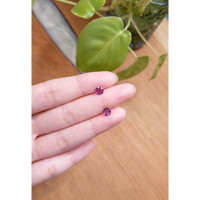 1.50&nbsp;Ct.Tw.Total Carat Weight Purplish Pink Sapphire Pair from Thailand Life Style