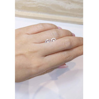 1.16&nbsp;Ct.Tw.Total Carat Weight White Sapphire Pair from Ceylon (Sri Lanka) Life Style