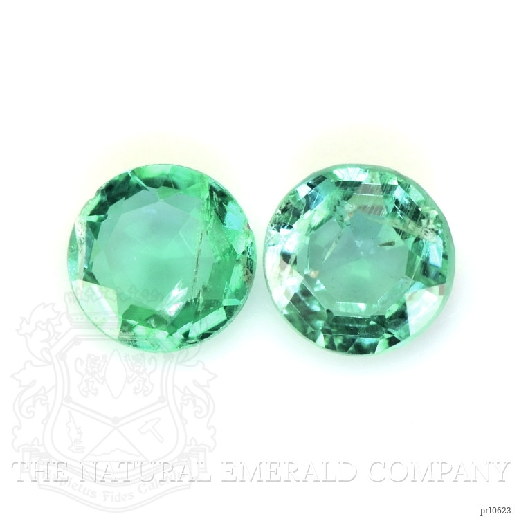 0.47 Ct.Tw. Emerald Pair from Zambia