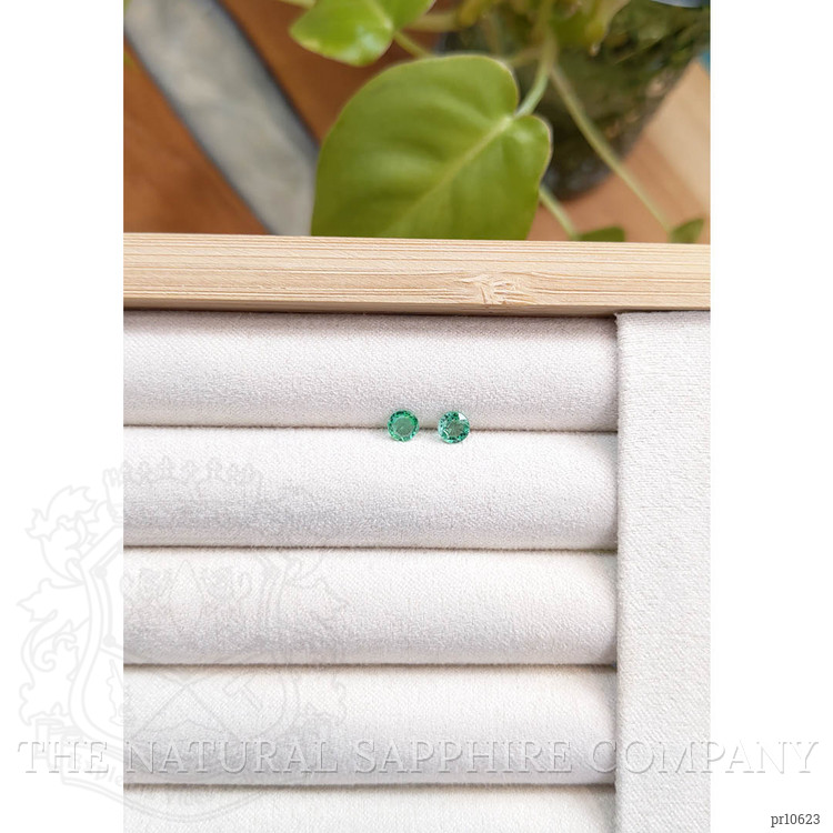 0.47 Ct.Tw. Emerald Pair from Zambia