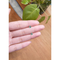 0.47&nbsp;Ct.Tw.Total Carat Weight Emerald Pair from Zambia Life Style