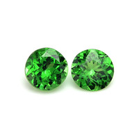 1.07 Ct.Tw.Total Carat Weight Tsavorite Garnet Pair from Tanzania Video