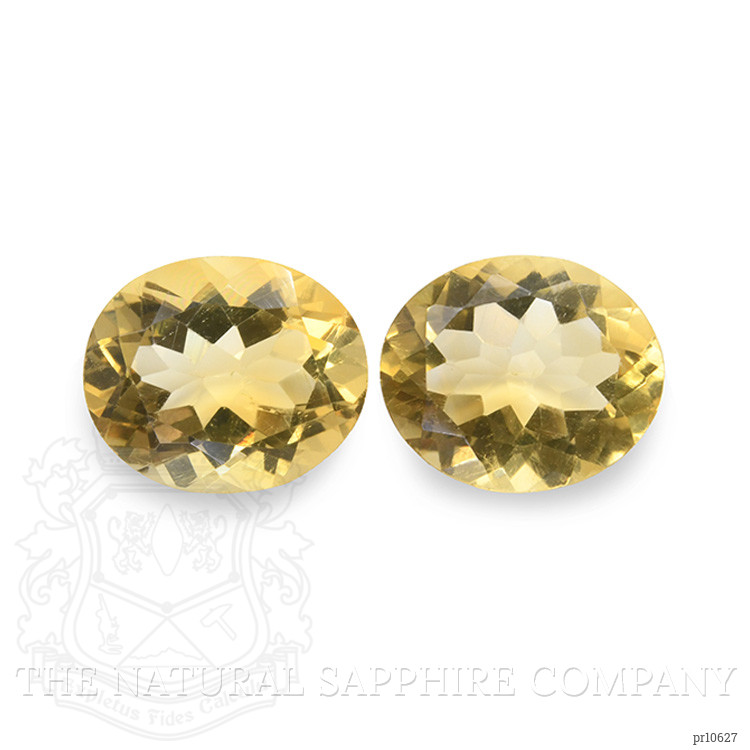 7.61 Ct.Tw. Citrine Pair from Brazil