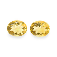 7.54 Ct.Tw. Oval Citrine Pair