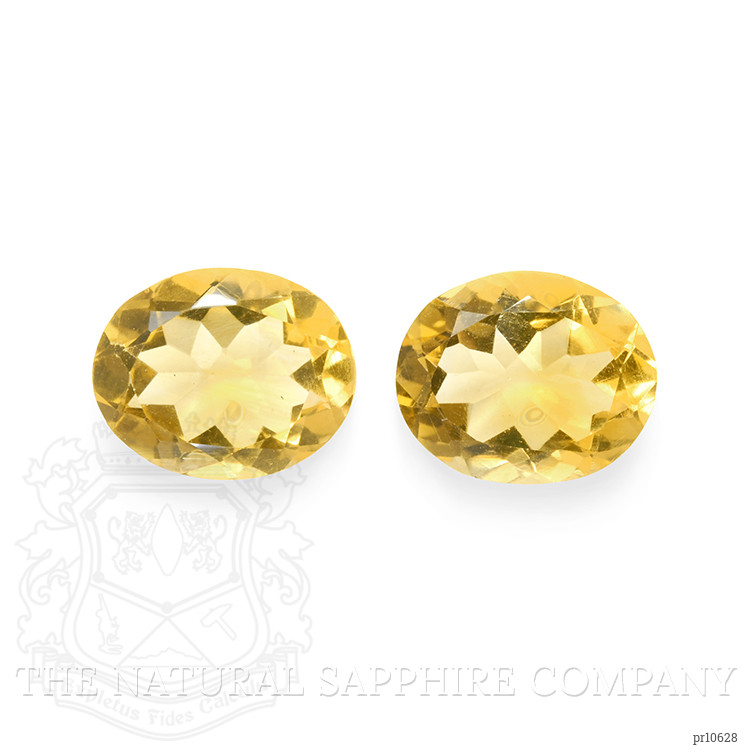 7.54 Ct.Tw. Citrine Pair from Brazil