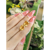 7.54 Ct.Tw.Total Carat Weight Citrine Pair from Brazil Life Style