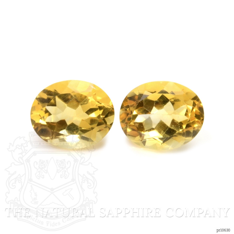 8.71 Ct.Tw. Citrine Pair from Brazil