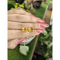 8.71 Ct.Tw.Total Carat Weight Citrine Pair from Brazil Life Style