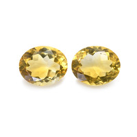 7.36 Ct.Tw.Total Carat Weight Citrine Pair from Brazil Image