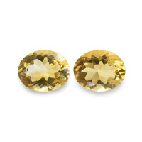 7.09 Ct.Tw. Oval Citrine Pair
