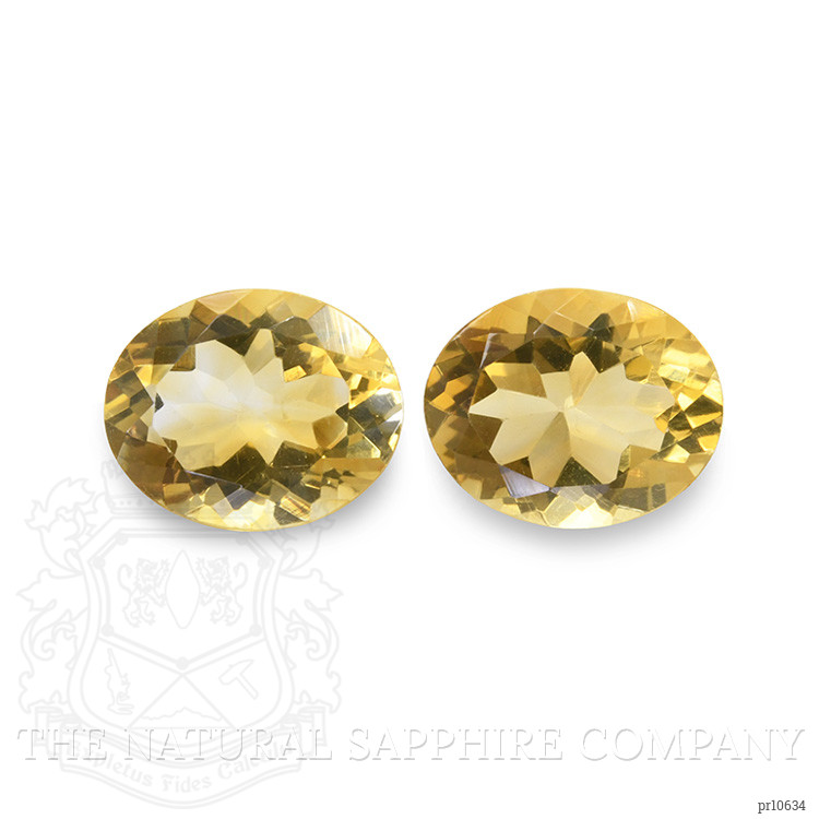 7.09 Ct.Tw. Citrine Pair from Brazil