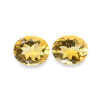 7.52 Ct.Tw. Oval Citrine Pair