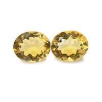 7.22 Ct.Tw.Total Carat Weight Citrine Pair from Brazil Image
