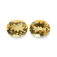 7.57 Ct.Tw. Oval Citrine Pair