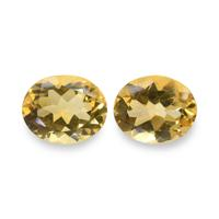 7.57 Ct.Tw.Total Carat Weight Citrine Pair from Brazil Image